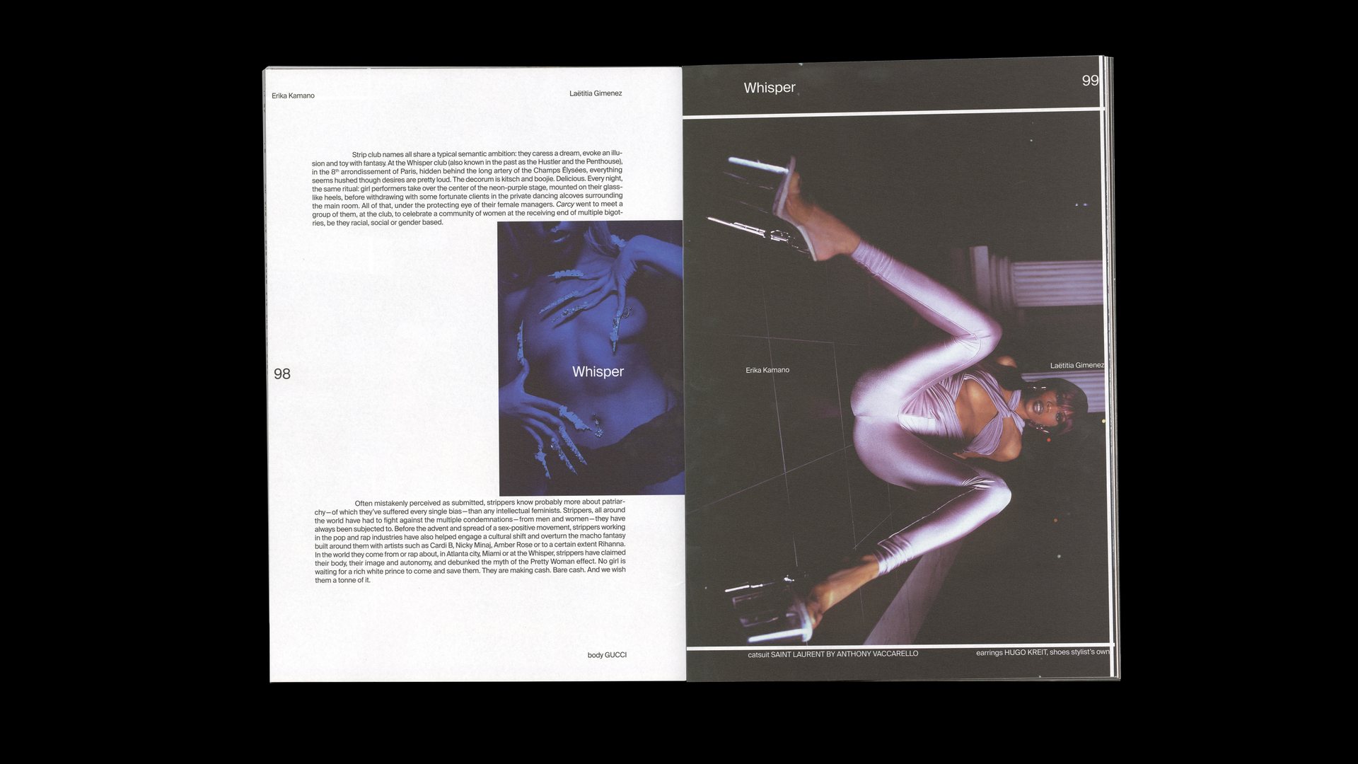 Carcy — double page du magazine, vue 04 — Les Graphiquants